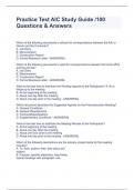 Practice Test AIC Study Guide /100 Questions & Answers 