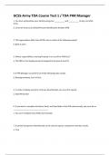 GCSS-Army TDA Course Test 1 / TDA PHR Manager/20 Questions And Answers/ A+ Graded