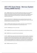2021 CPC Exam Study - Nervous System Coding (60000 Series)
