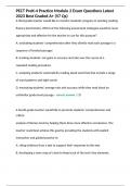 PECT PreK-4 Practice Module 2 Exam Questions Latest 2023 Best Graded A+ (57 Qs)