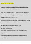 ISSA cft quiz 1 - Units 1 and 2 Exam Questions and Answers (2022/2023) (Verified Answers)