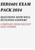 EED2601 EXAM PACK 2024