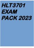 HLT3701 EXAM PACK 2023