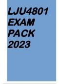 LJU4801 EXAM PACK 2023