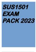 SUS1501 EXAM PACK 2023