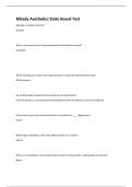 Milady Aesthetics State Board Test Questions And Answers/( Complete Solution).GRADED A+