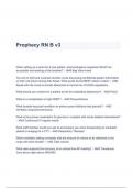 Prophecy RN B v3 Questions & Answers 2023 ( A+ GRADED 100% VERIFIED)