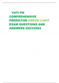 VATI PN COMPREHENSIVE EXAM QUESTIONS AND ANSWERS 2023