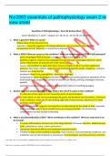 Nur2063 essentials of pathophysiology exam 2 re view sheet