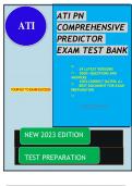 ATI PN COMPREHNSIVE PREDICTOR EXAM TEST BANK/ATI PN COMPREHNSIVE PREDICTOR EXAM TEST BANK/2023