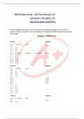 NIH Stroke Scale – All Test Groups A-F (patients 1-6) 2023 ( A+ GRADED100%VERIFIED)  