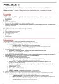 Pericarditis - Condition Summary