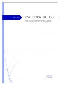 16/20!!! Samenvatting psychopathologie, 2de bachelor orthopedagogie HoGent