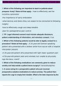 NURS 660 EXAM 2 PERIOPERATIVE PRACTICE EXAM QUESTIONS AND ANSWERS GRADED A+