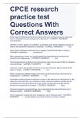 CPCE Group counseling and career Exam Questions With Complete Solutions