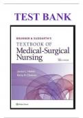 Test Bank - Brunner & Suddarth's Textbook of Medical-Surgical Nursing 14e (Hinkle 2017)