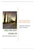 INET HESI RN EXIT EXAM V5 - QUESTIONS & ANSWERS (GRADED A+) SCREENSHOTS PROCTORED EXAM LATEST UPDATE (100% REVIEWED)