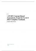 2023 ATI RN Concept-Based Assessment, Exam for Level 4 2023 Complete Testbank Includes Online Practice 