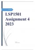 LSP1501 Assignment 4 2023