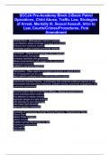 SCCJA Pre-Academy Block 2-Basic Patrol Operations, Child Abuse, Traffic Law, Strategies of Arrest, Mentally Ill, Sexual Assault, Intro to Law, Courts/Crimes/Procedures, First Amendment