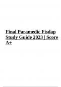 Final Paramedic Fisdap Study Guide 2023 | Score 100%