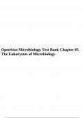 OpenStax Microbiology Test Bank Chapter 05: The Eukaryotes of Microbiology.