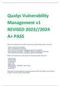 Exam (elaborations) Qualys Vulnerability  Management v1 