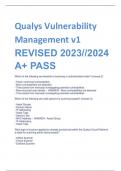 Exam (elaborations) Qualys Vulnerability  Management v1 