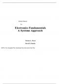 Electronics Fundamentals A Systems Approach 1st Edition By Thomas Floyd, David Buchla (Solution Manual)