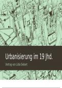 Urbanisierung im 19.Jahrhundert Präsentation+Handout