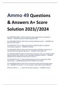 Exam (elaborations) AMMO 49 