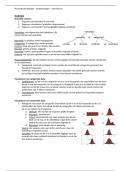 Samenvatting Deeltoets 1+2 Kwantitatieve en Theoretische Biologie