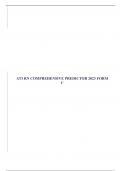 ATI RN COMPREHENSIVE PREDICTOR EXIT EXAM 2023 FORM A,B and C