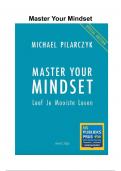 Samenvatting Master Your Mindset