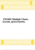 FIS1601 Multiple Choice EXAM_QUESTIONS.