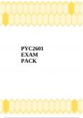 PYC2601 EXAM PACK