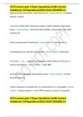 FCCS course part 2 Exam Questions (with Correct Solutions) (107questions)2023/2024 GRADED A+