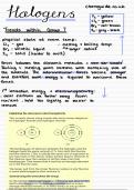 Summary -  Unit AS 1 - Basic Concepts in Physical and Inorganic Chemistry 