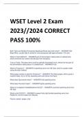 WSET Level 2 Exam 2023//2024 CORRECT  PASS 100%