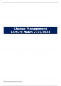 CHANGE MANAGEMENT 2023