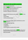 SBB Genetic, Rh and RBC membrane