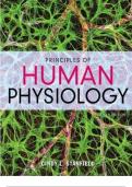 Test Bank for Principles of Human Physiology, 6th Edition (Stanfield, 2016) | Complete Guide 2022/23