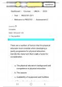 Pes3701 assignment 2 2023 quiz 