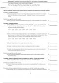 Elementary Statistics Picturing the World 7e Ron Larson, Elizabeth Farber (Test Bank)