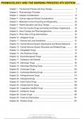 The Nursing Process and Drug Therapy 3  Pharmacologic Principles  CHAPTERS 1,2,7,5,,13, 19 WITH COMPLETE SOLUTIONS 2023|2024 UPDATE RATED A+