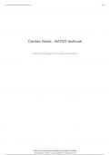 Cardiac Notes - BATES textbook