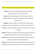 Summary WGU D307 Educational Psychology & Human Development Study Guide 2023 Complete Solutions