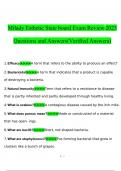 Milady Esthetic Stateboard Exam Review. Questions and Answers (Verified Answers)