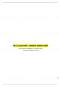 NR 599 Midterm Study Guide, NR599 Informatics Midterm Review Sheet (Version-2) Chamberlain College Of Nursing (Updated Guide, Secure to Score )