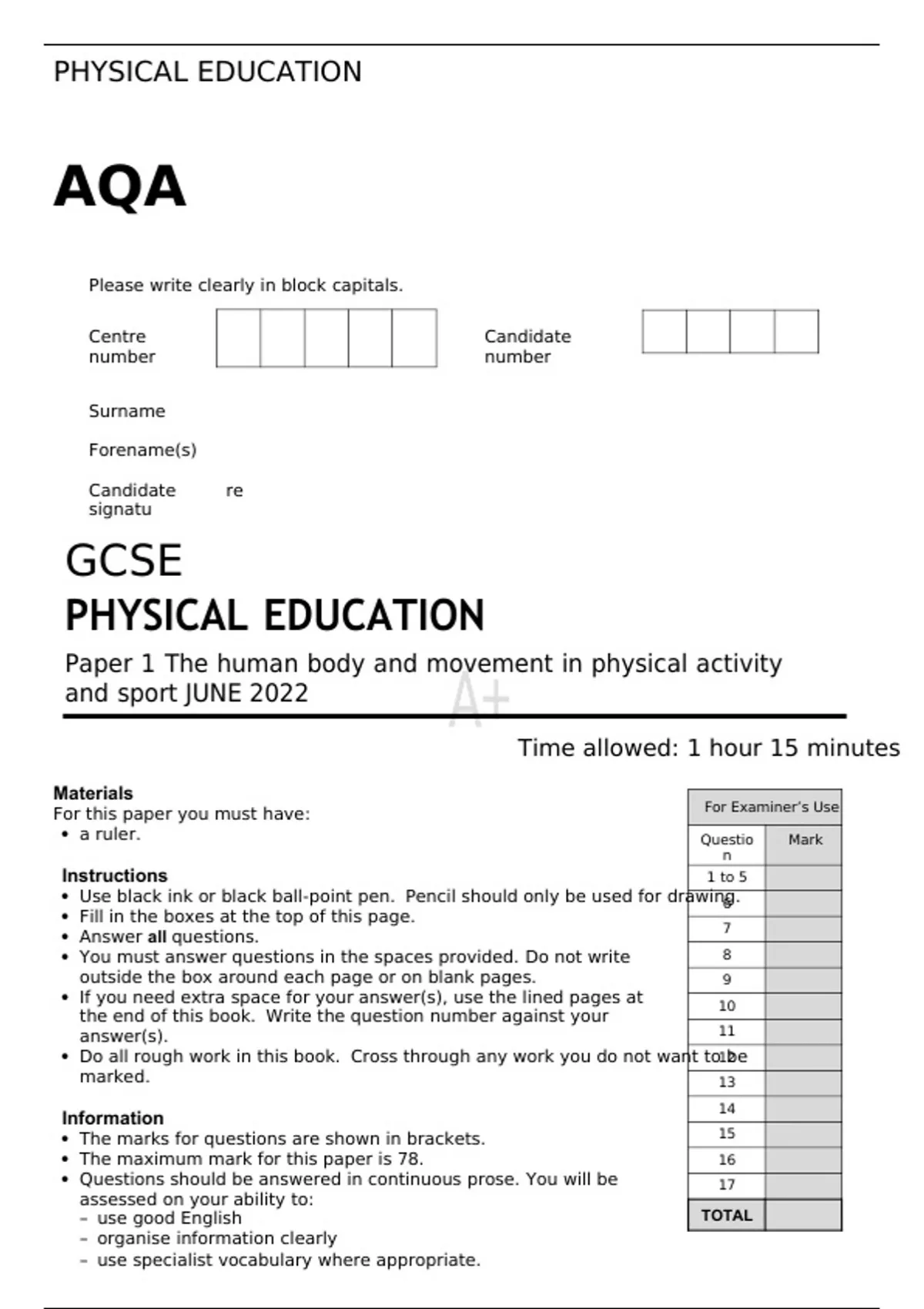 aqa-june-2022-gcse-physical-education-paper-1-final-question-paper-the